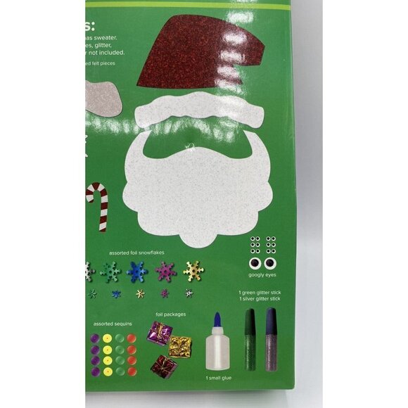 Ugly Christmas Sweater Kit Make Your Own Unique Sweater Santa Design Craft DIY - Picture 9 of 12